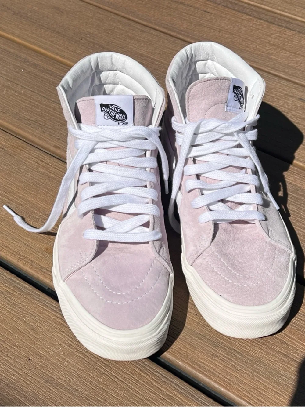 Vans Sk8-Hi Pig Suede Orchid/Ice Snow White WMNS sneakers